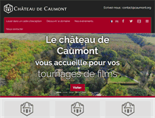 Tablet Screenshot of caumont.org